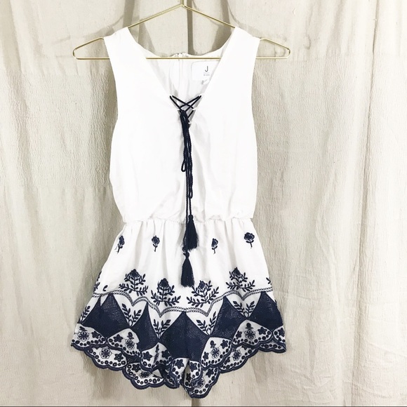 Anthropologie Pants - J by JOA Anthropology White Romper